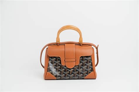 goyard saïgon structuré mini bag price|goyard wooden handle bag price.